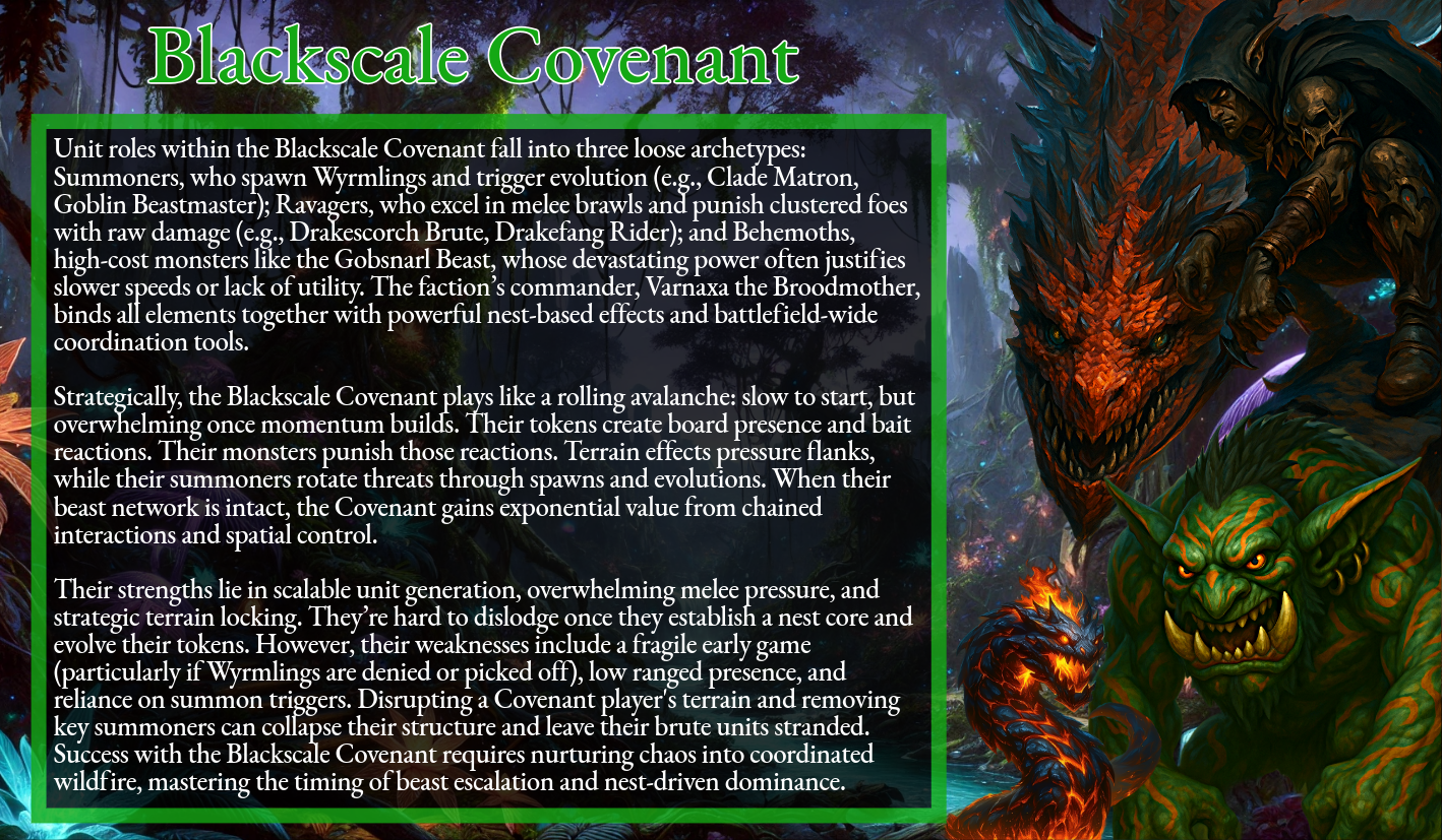 Primals - Blackscale Covenant, The Goblin Horde.