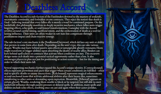 Fatebinders - Deathless Accord, Masters of Death.