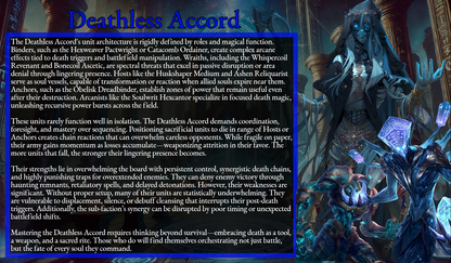 Fatebinders - Deathless Accord, Masters of Death.