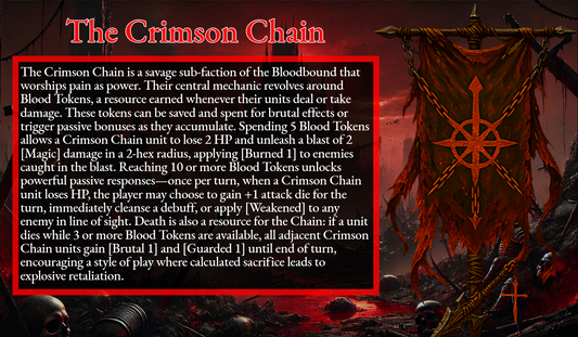 Bloodbound - The Crimson Chain, Forged in Blood.
