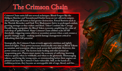 Bloodbound - The Crimson Chain, Forged in Blood.